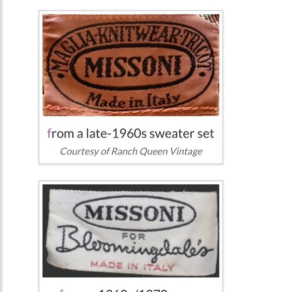 Rare Vintage 1960s Missoni Saks Fifth Avenue Red Striped Wool Sweater L - Picture 7 of 13